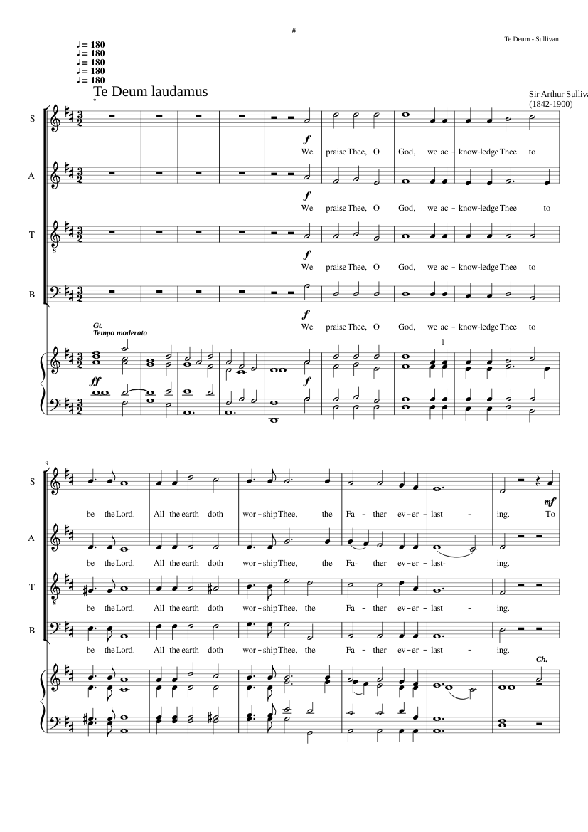 Te Deum laudamus