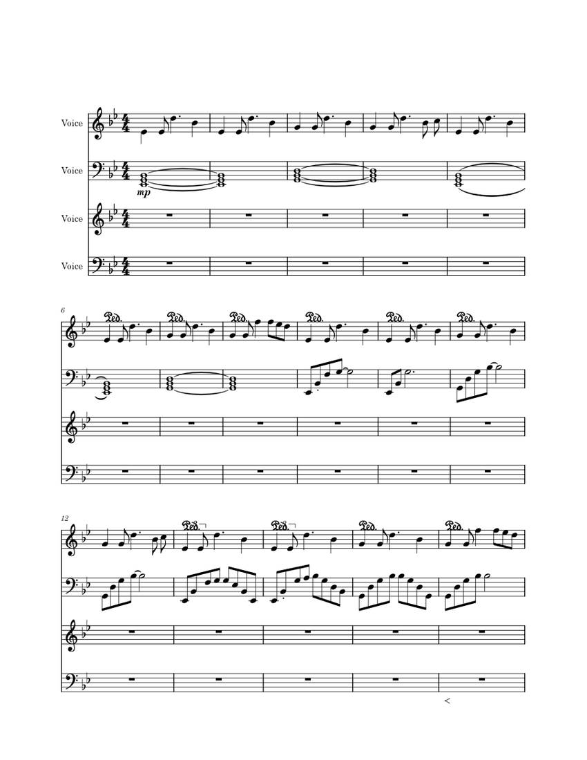 After Dark X Sweater Weather Sheet music for Vocals (Piano Four Hand) |  Musescore.com