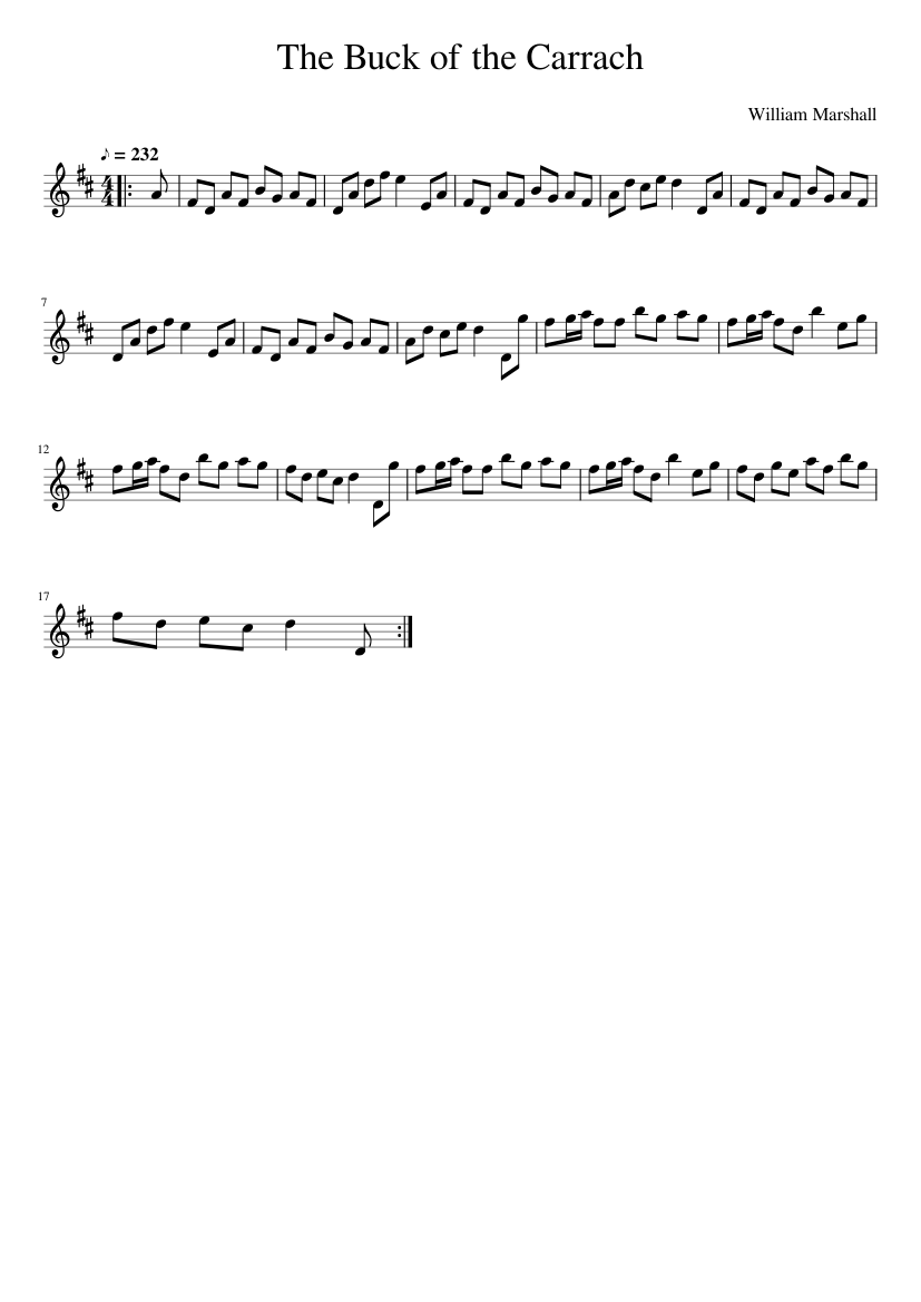 The Buck of the Carrach