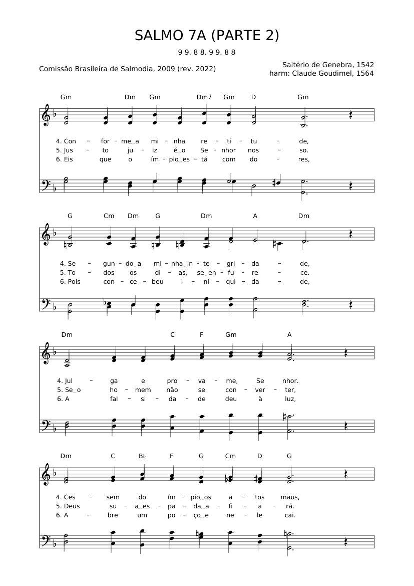 Salmo 7A (Parte 2)