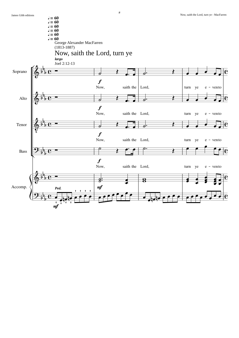 Now saith the Lord turn ye