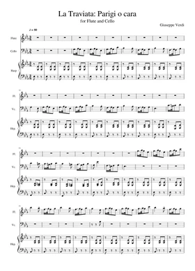Free La Traviata by Giuseppe Verdi sheet music | Download PDF or print on  Musescore.com
