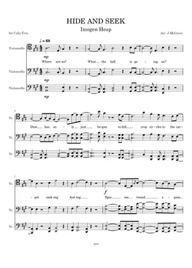 Hide And Seek by Imogen Heap - Piano Solo - Digital Sheet Music