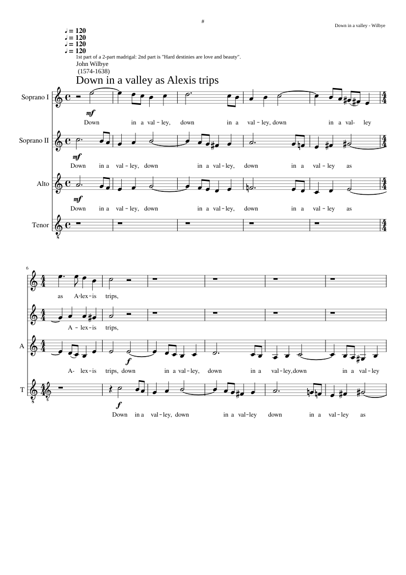 Down in a valley as Alexis trips