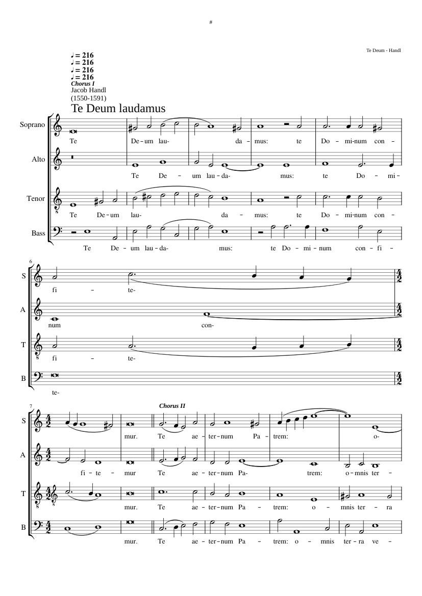 Te Deum laudamus