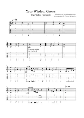 Free Your Wisdom Grows by Damjan Mravunac sheet music | Download PDF or  print on Musescore.com