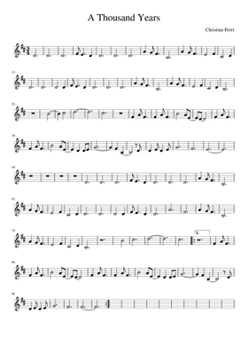 Christina Perri Sheet Music Free Download In Pdf Or Midi On Musescore Com 3 pages of sheet music for 2 hands with chord symbols. christina perri sheet music free