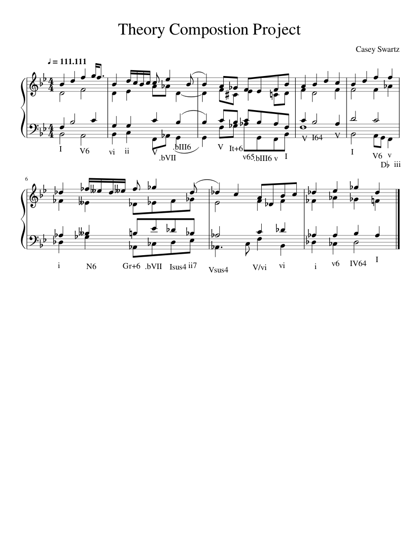 Theory Compostion Project 8