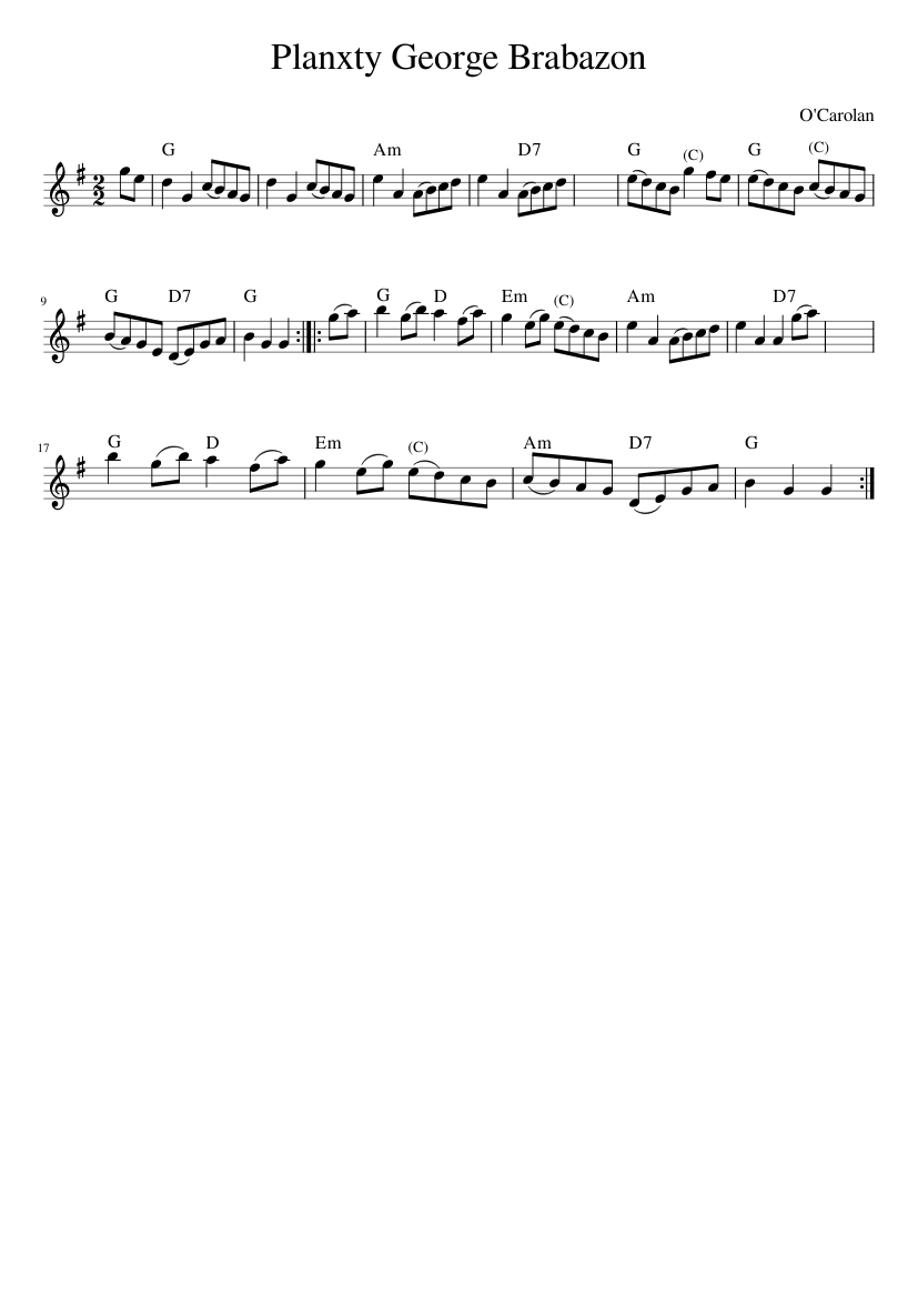 Planxty George Brabazon