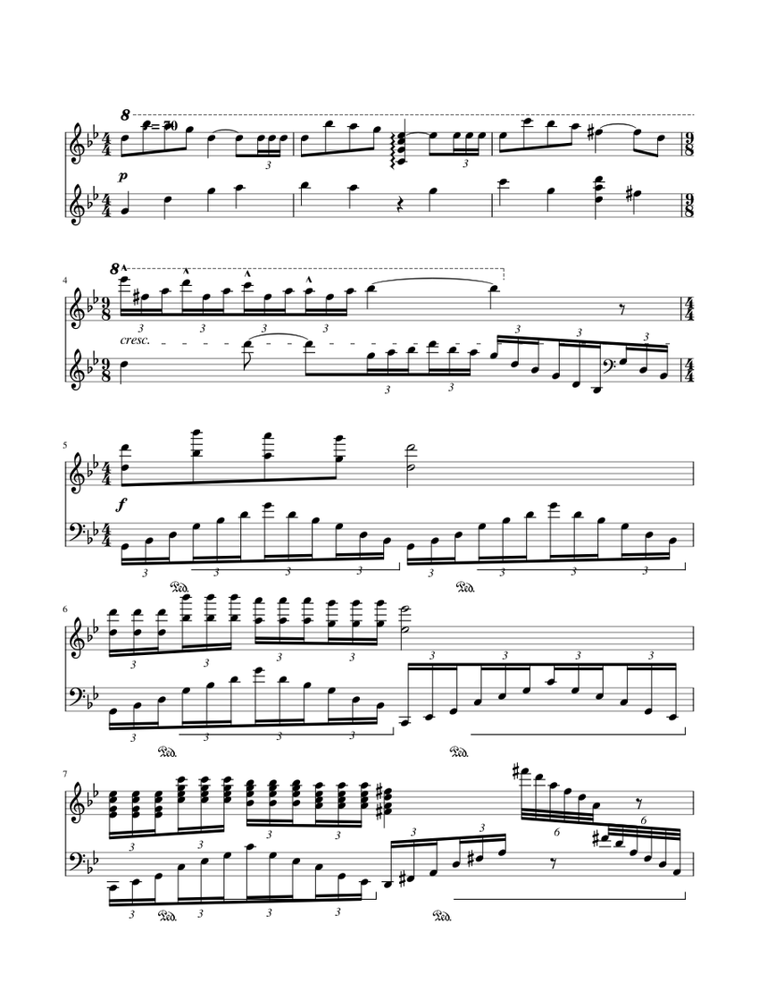 Jingle Bells Sad Christmas Toms Mucenieks Sheet music for Piano
