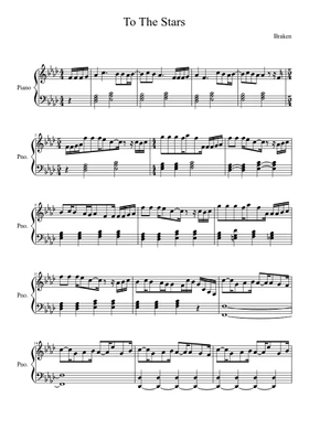 Free to the stars by Braken sheet music | Download PDF or print on  Musescore.com