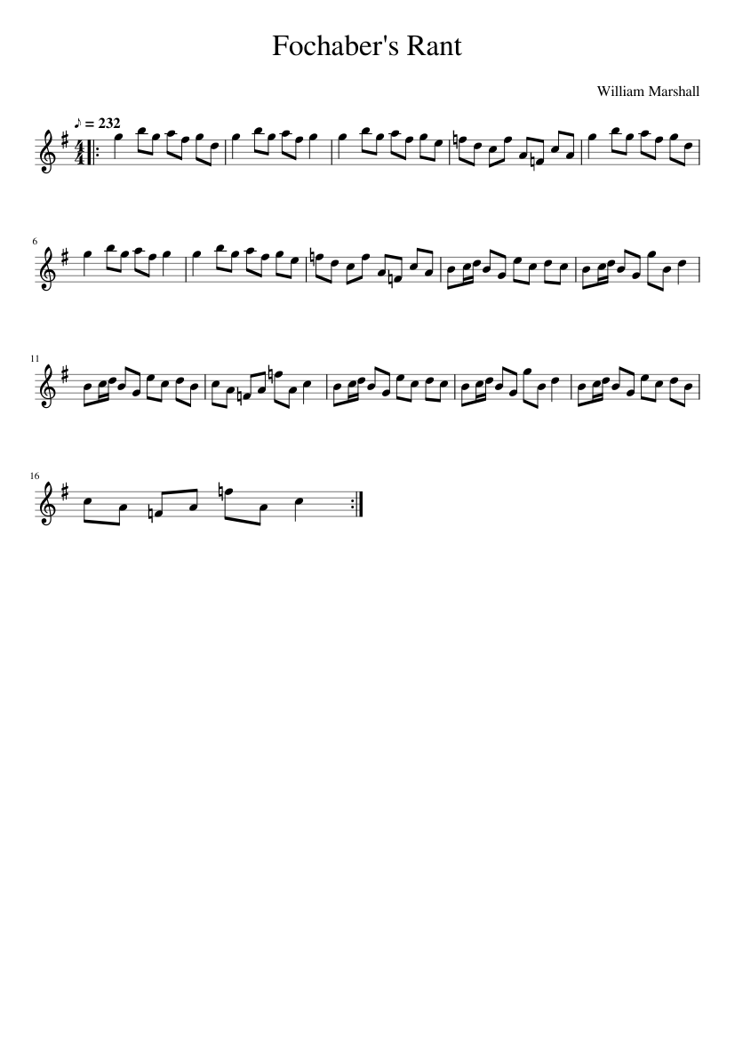 Fochaber's Rant