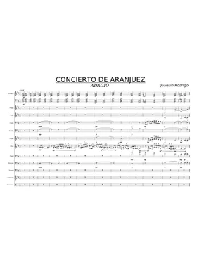 Free Concierto De Aranjuez - Adagio by Joaquín Rodrigo sheet music |  Download PDF or print on Musescore.com