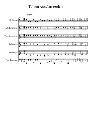 Tulpen Uit Amsterdam Sheet Music Free Download In Pdf Or Midi On Musescore Com Hoe moet dat nou, liefste antje ? tulpen uit amsterdam sheet music free