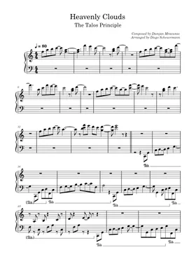 Free Heavenly Clouds by Damjan Mravunac sheet music | Download PDF or print  on Musescore.com