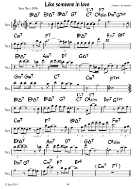 Like Someone In Love By James Van Heusen Free Sheet Music Download Pdf Or Print On Musescore Com