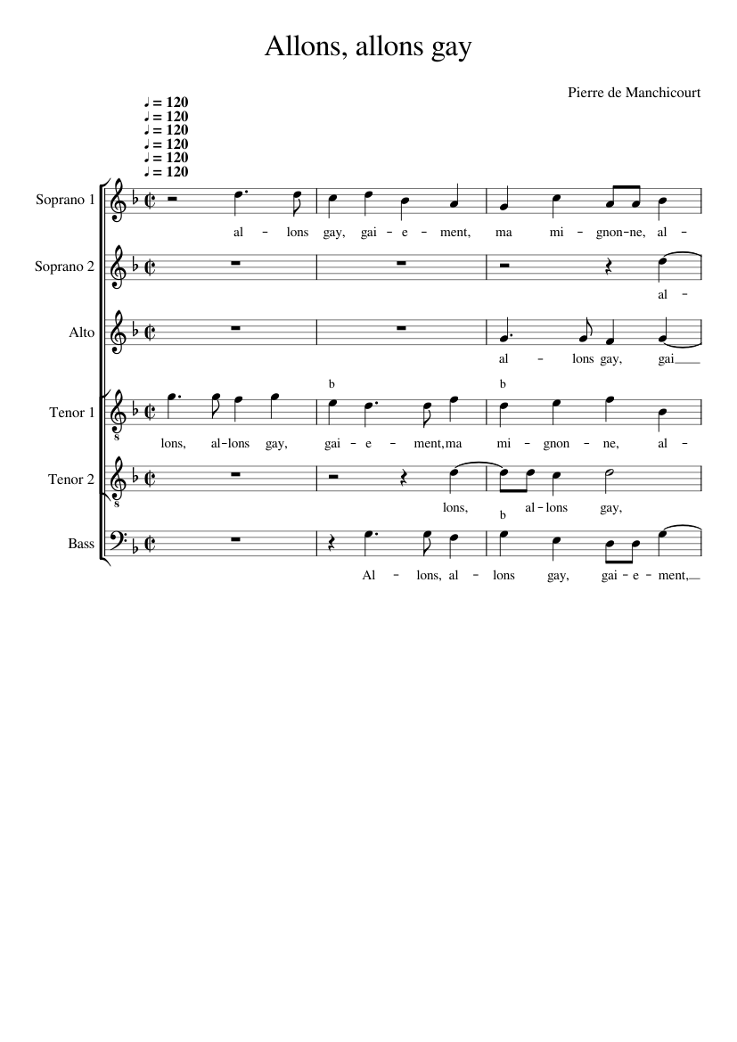 Allons allons gay