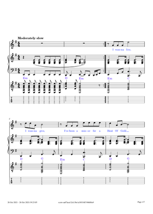 Neil Young Sheet Music Free Download In Pdf Or Midi On Musescore Com