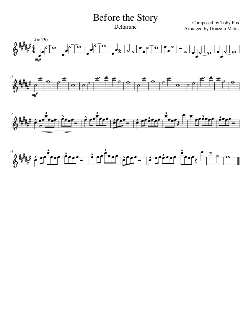 Before the Story - Violin Solo