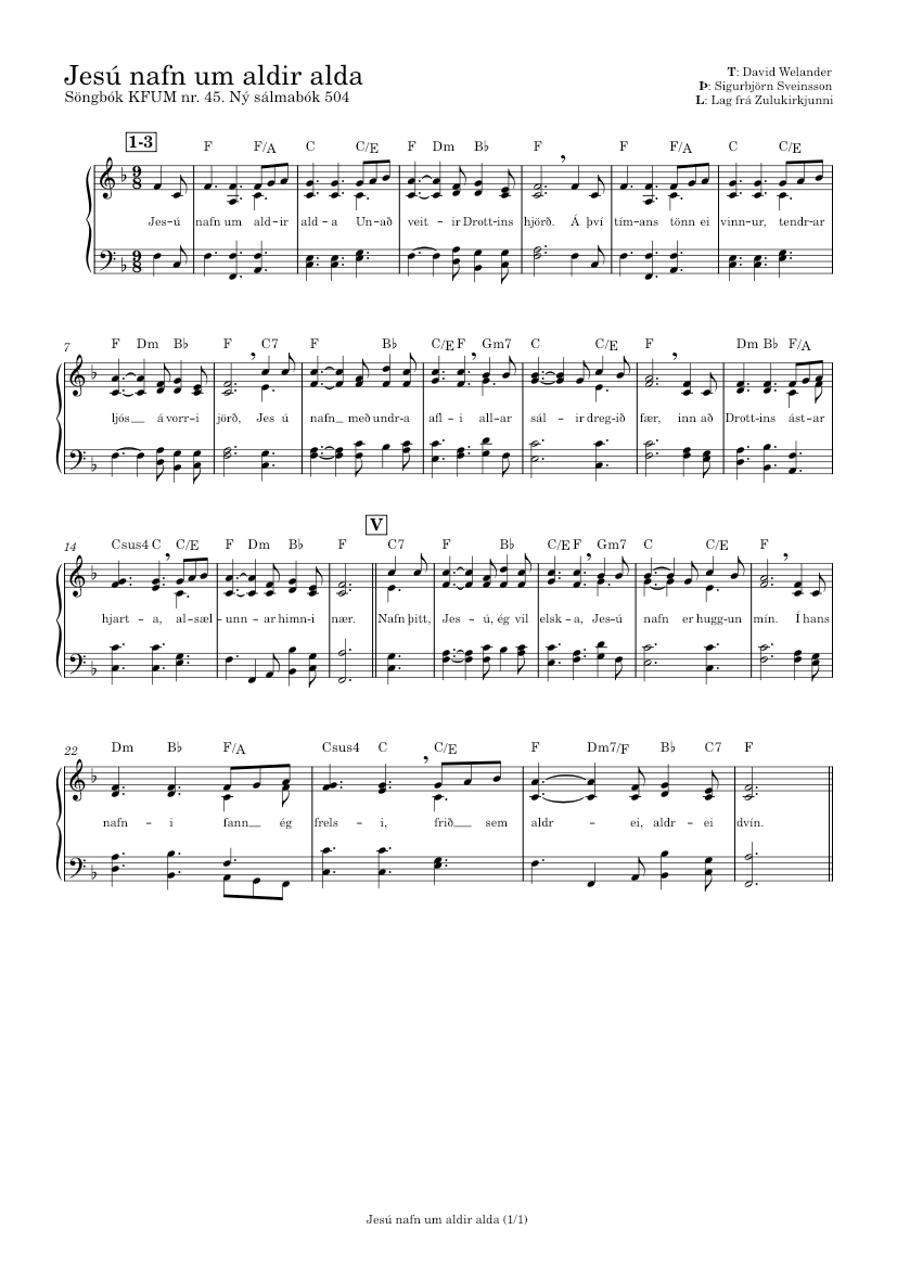 Navnet David Navnet jesus – david welander Jesú nafn um aldir alda – David Welander ...