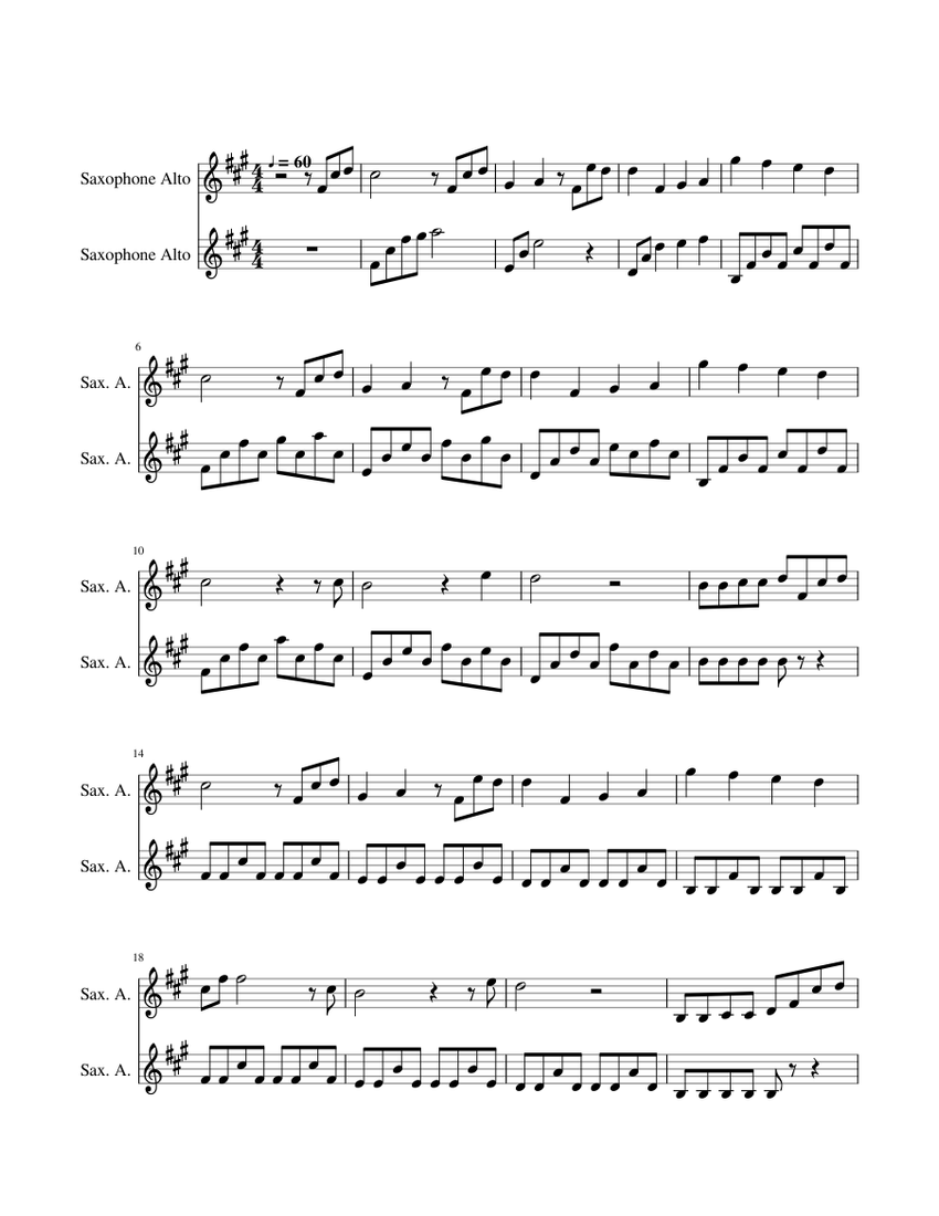 Main Theme Horizon Zero Dawn Sheet music for Saxophone alto (Woodwind