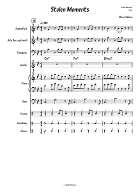 Free Stolen Moments by Oliver Nelson sheet music | Download PDF or print on  Musescore.com