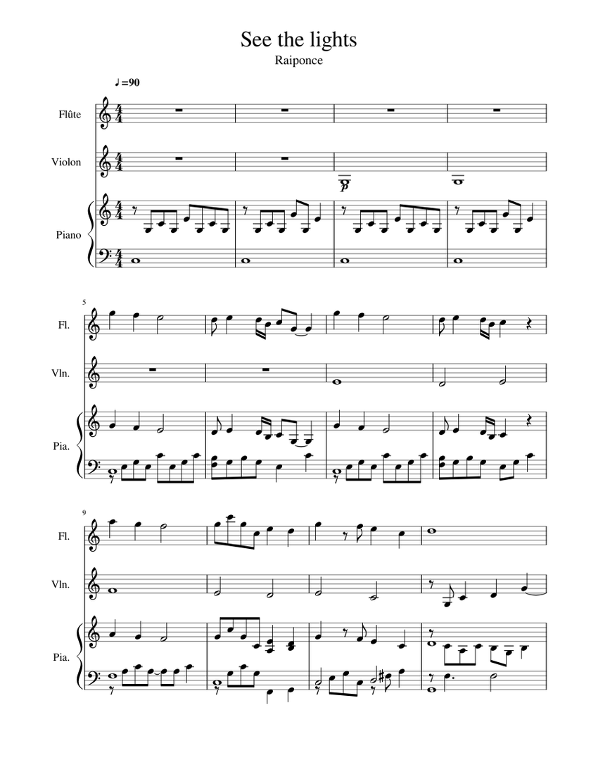 Raiponce Sheet Music For Piano Violin Flute Mixed Trio Musescore Com raiponce tout ce temps, cachée dans mes pensées tout ce temps, sans jamais y croire tant d'années, si loin de ce monde et de la verité. raiponce sheet music for piano violin