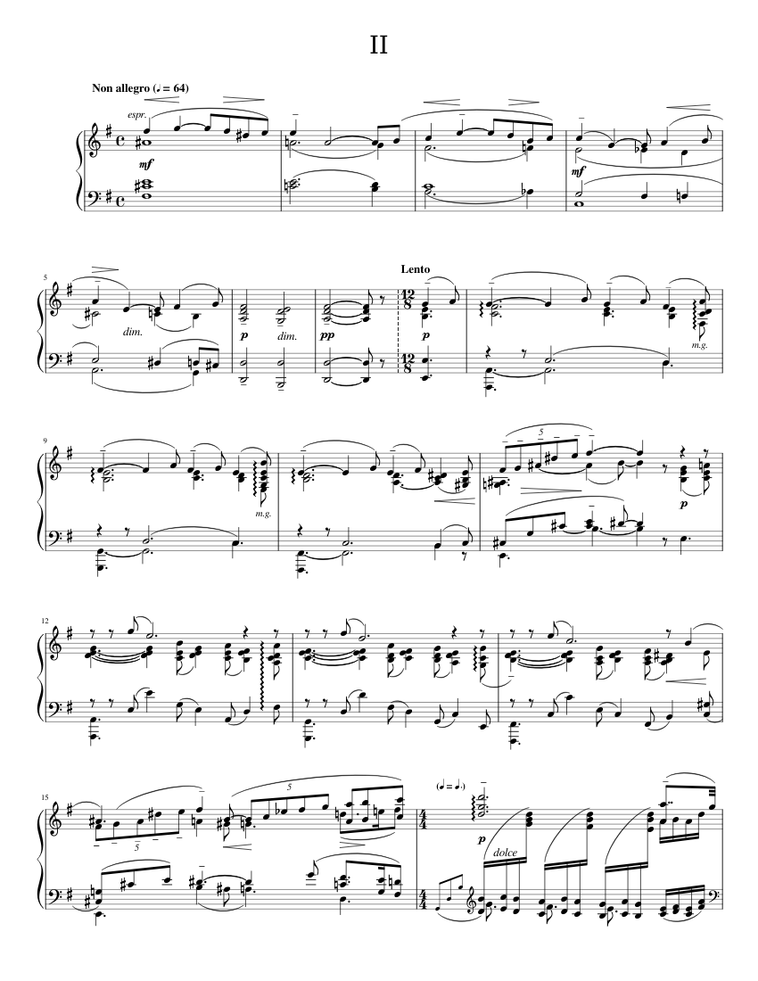 Piano Sonata No.2 Op.36