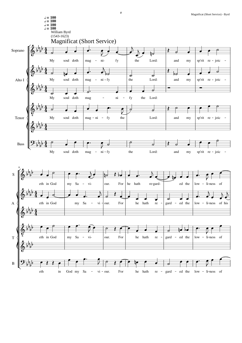 Short Evening Service