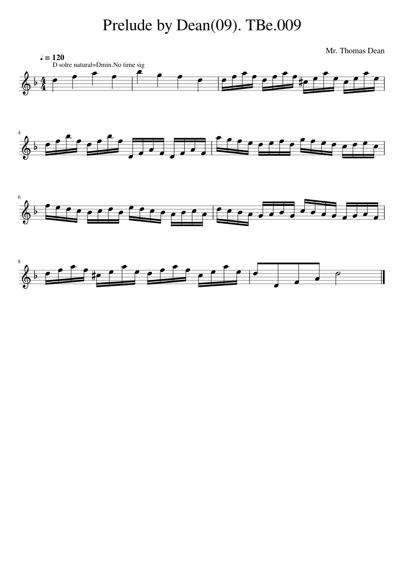 Prelude by Dean(09). TBe.009