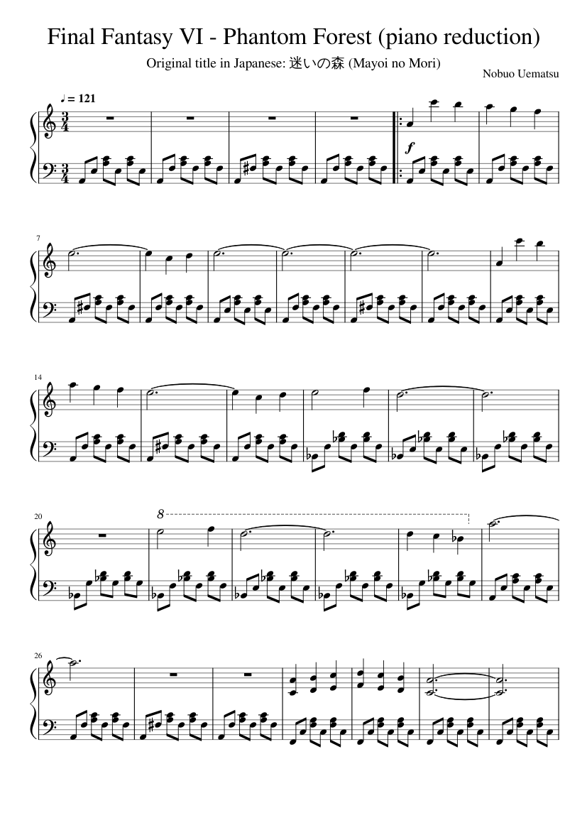 Final Fantasy VI - Phantom Forest