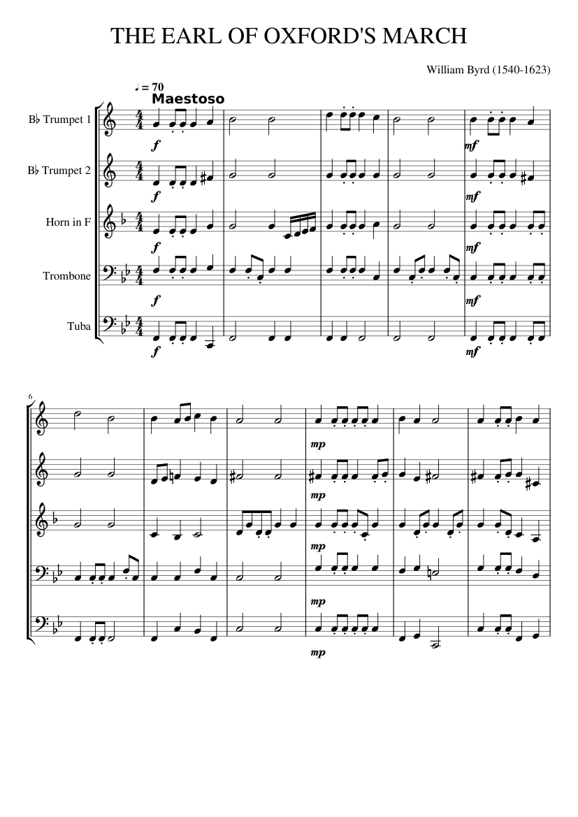 The Earl of Oxford's March