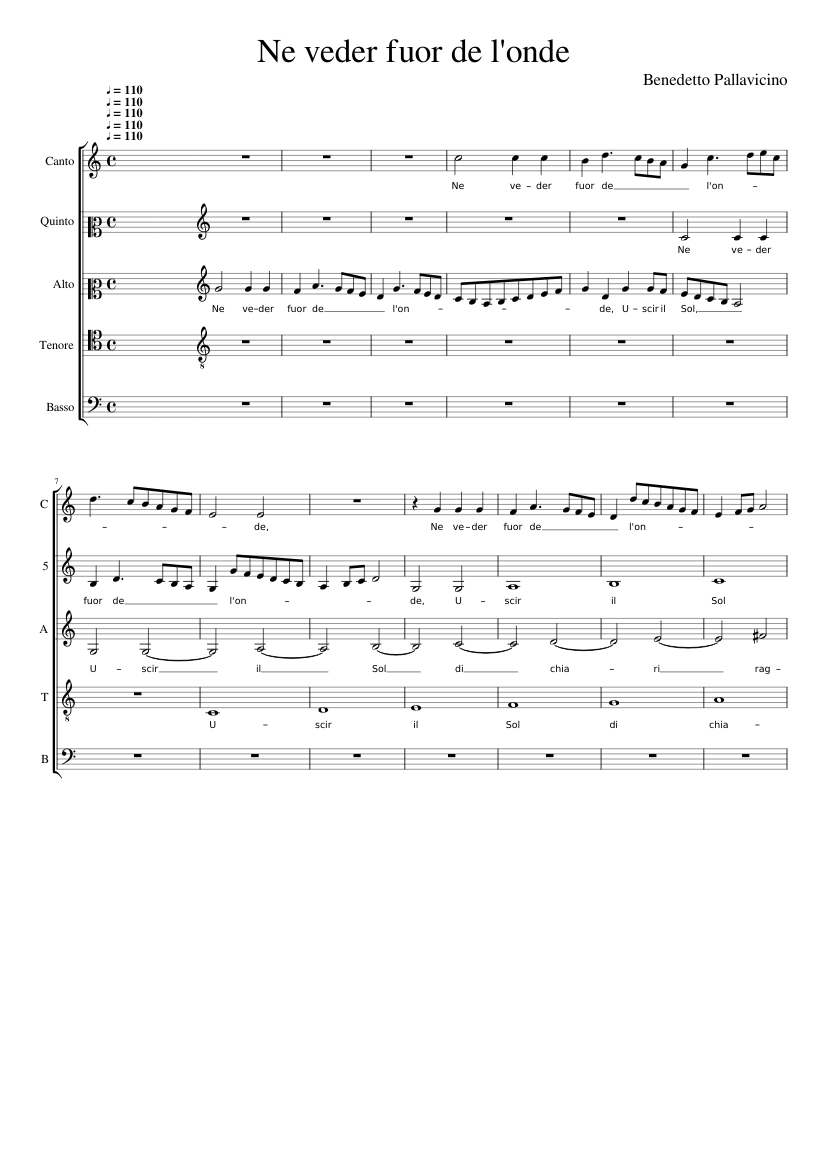 Ne veder fuor de l'onde