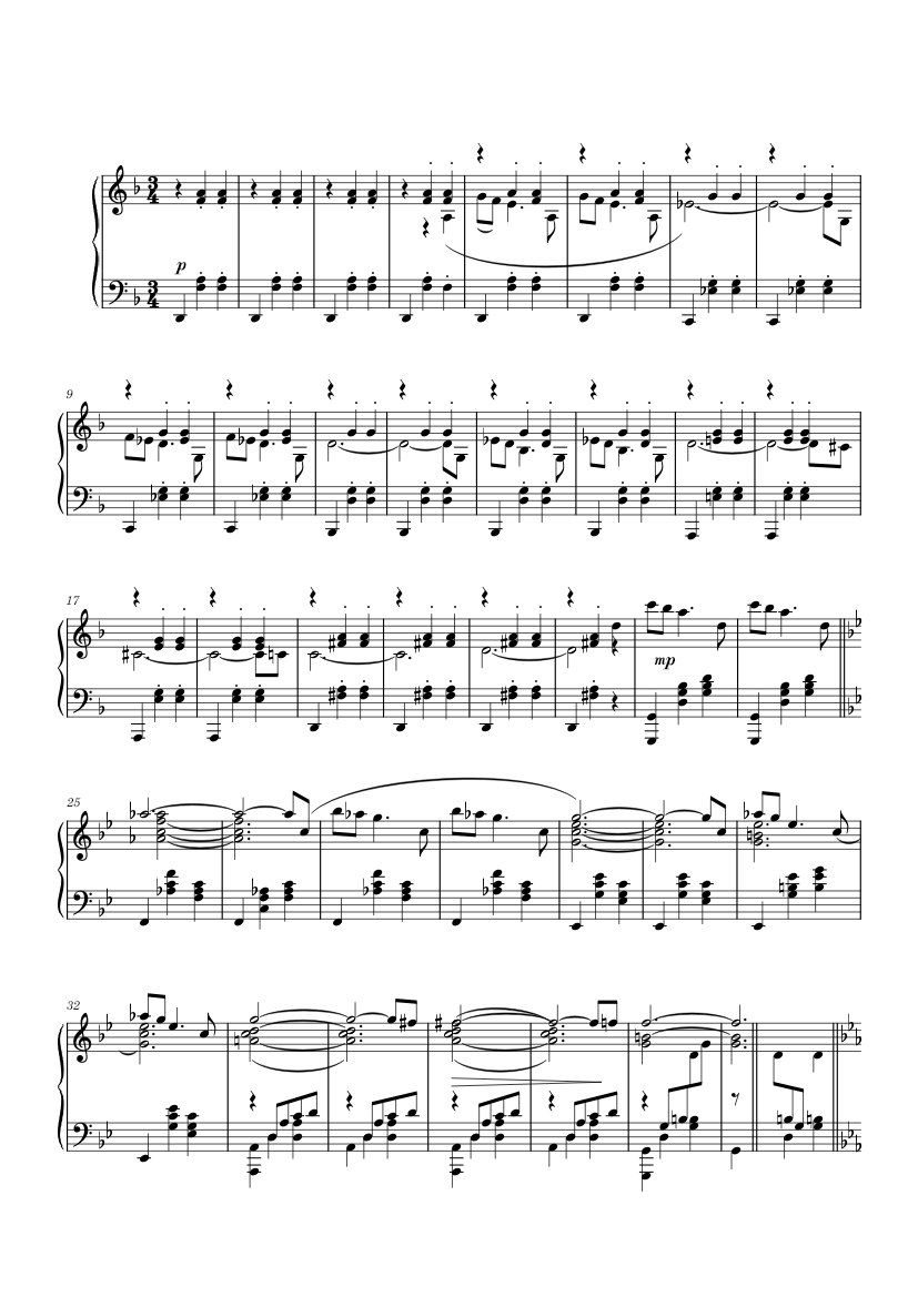 Melting Waltz – Abel Korzeniowski Sheet Music For Piano (Solo ...