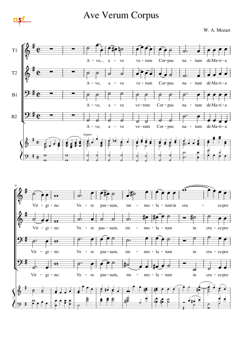 Ave verum corpus K.618