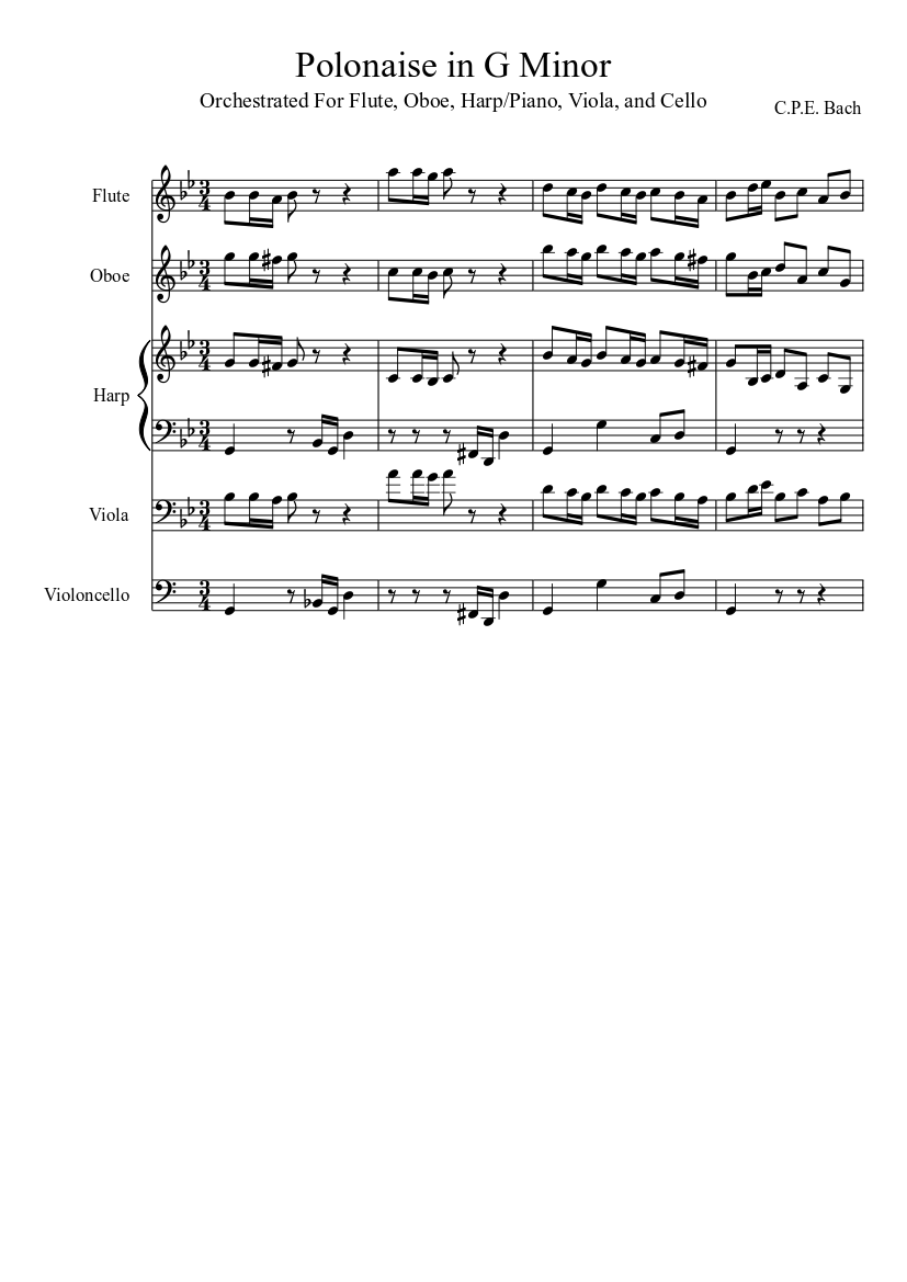 3 Minuets BWV 841-843