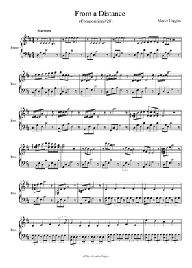 Free from a distance by Bette Midler sheet music | Download PDF or print on  Musescore.com