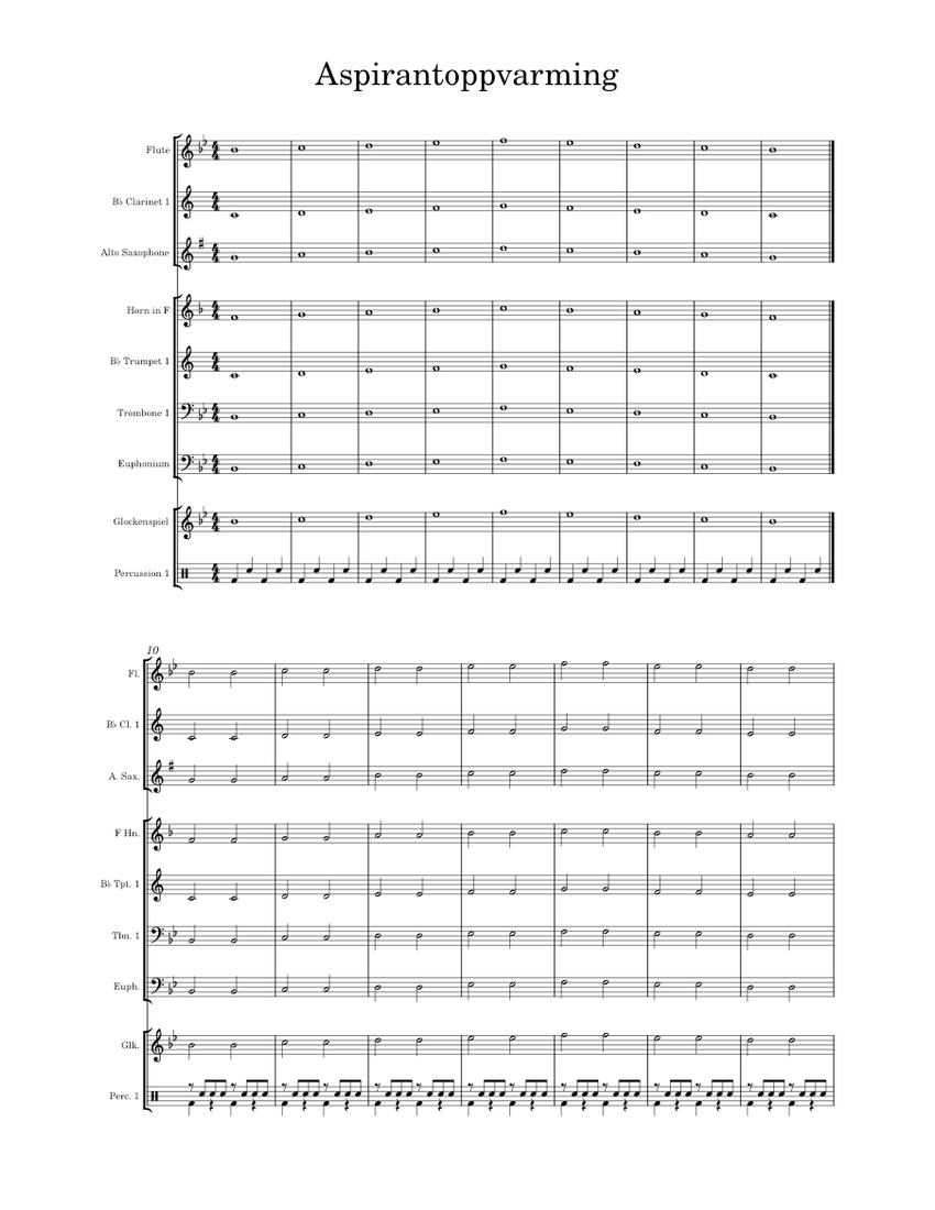 Major scales – Lessons - Scales Sheet music for Trombone, Euphonium ...