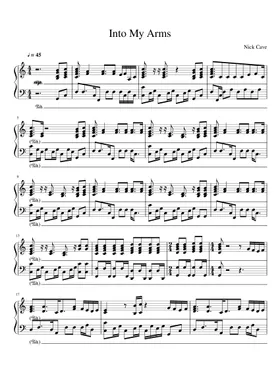 Free Into My Arms by Nick Cave & The Bad Seeds sheet music | Download PDF  or print on Musescore.com