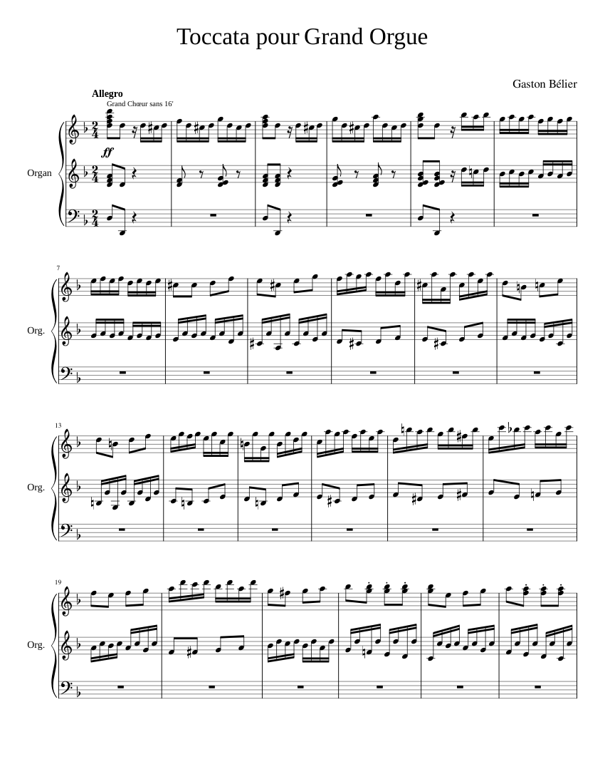 Toccata in D minor