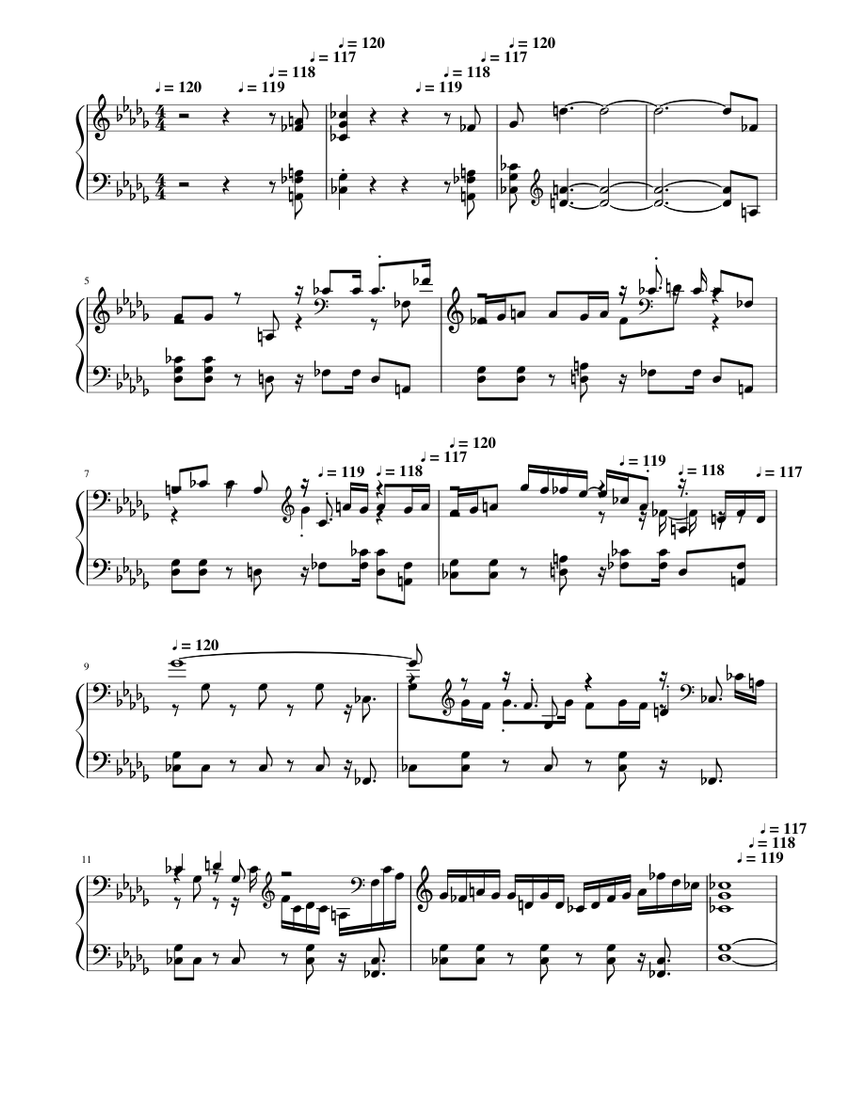Black Betty-Ram Jam Sheet music for Piano (Solo) | Musescore.com
