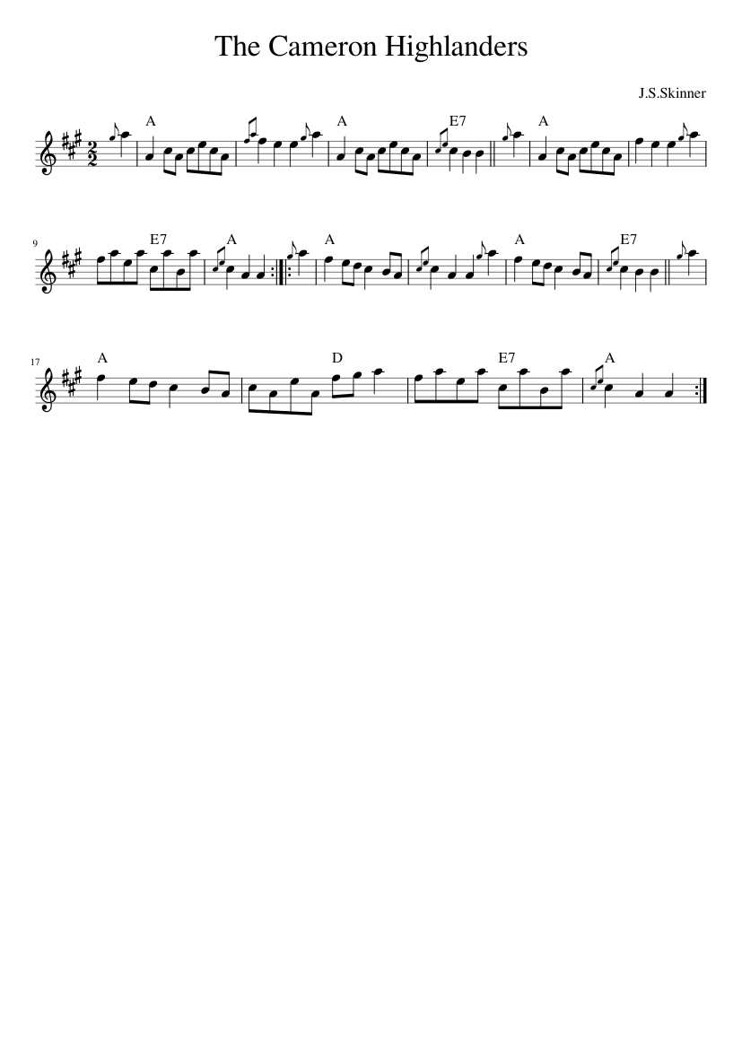 The Cameron Highlanders