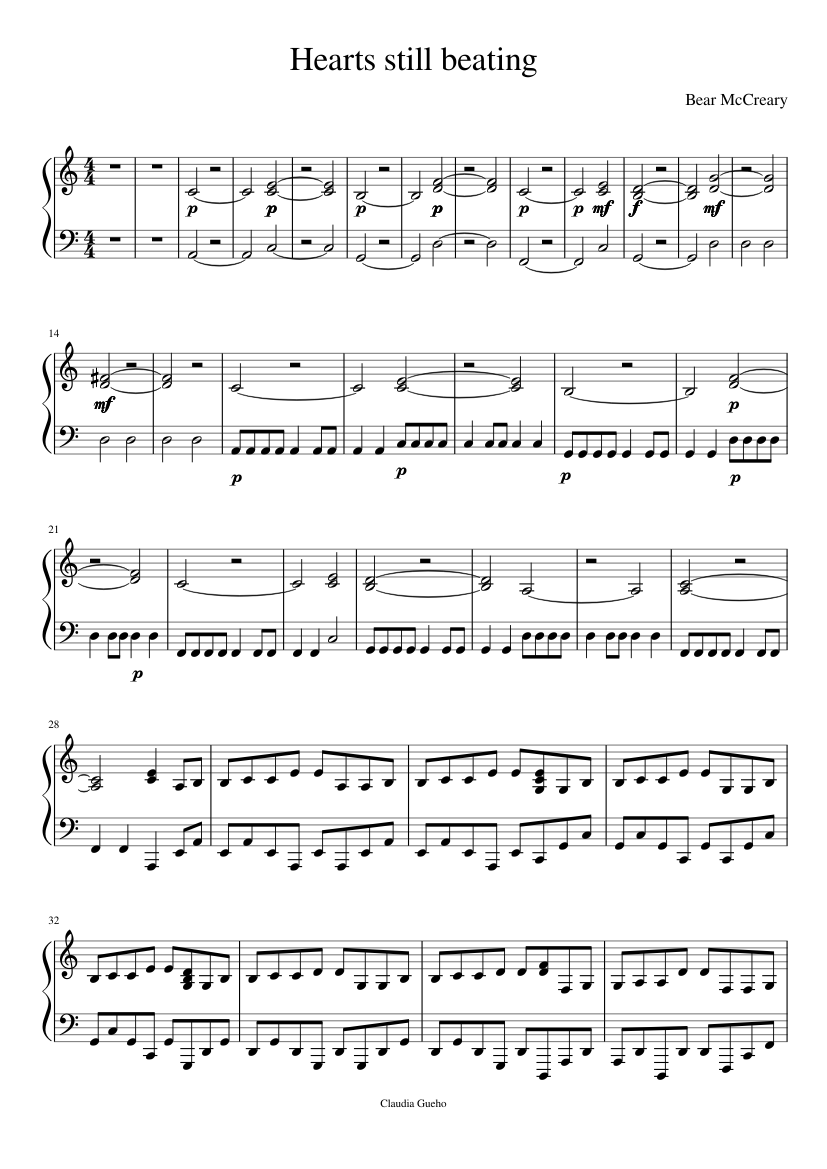 Hearts still beating Sheet music for Piano (Solo) | Musescore.com