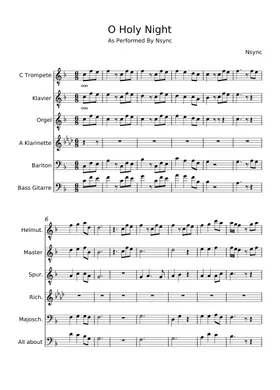 O Holy Night - Nsync (A Capella), PDF, Teoria da Música