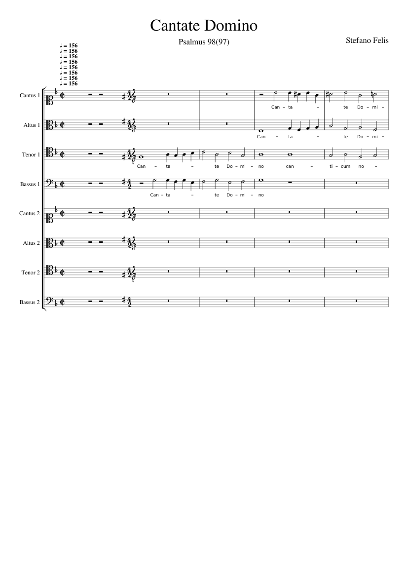 Cantate Domino