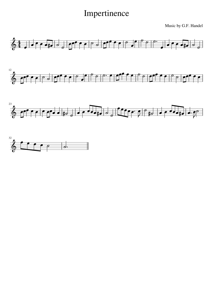 Impertinence