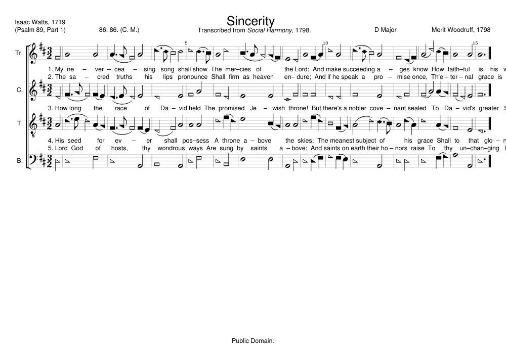Sincerity - Merit Woodruff