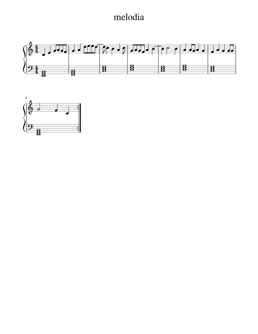 Melodia Sheet Music For Piano Solo Musescore melodia-sheet-music-for-piano-solo-musescore