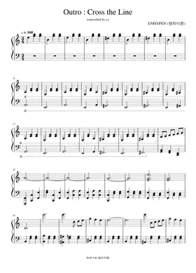 Sacrifice (Eat Me Up) – ENHYPEN Sheet music for Piano (Solo