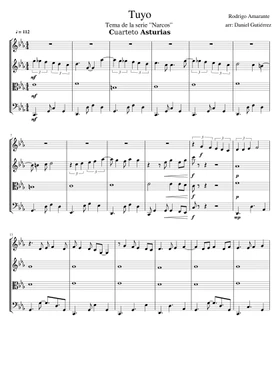 Free tuyo by Rodrigo Amarante sheet music | Download PDF or print on  Musescore.com